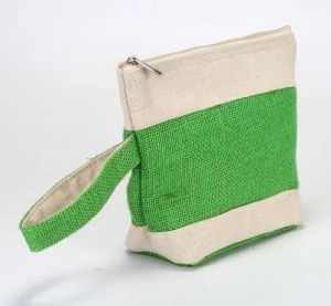Dyed Jute Jewelry Pouch