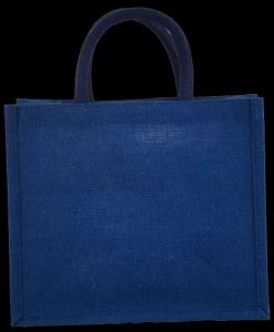 EB 1054 Blue Jute Shopping Bag