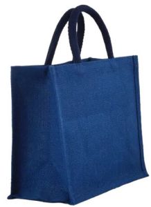 EB 1054 Blue Jute Shopping Bag
