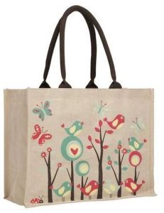 Fancy Handprinted Juco Bag
