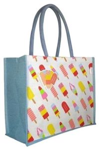 Ice Cream Printed Shopping Bag