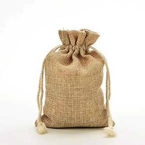 Jute Drawstring Bag