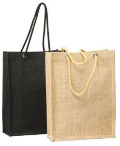 Jute Shopping Bag With Rope Handle