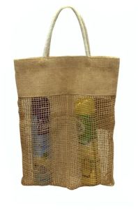 Natural Jute Wine Bottle Bag