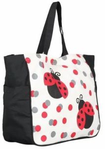 Printed Canvas Designer Bag