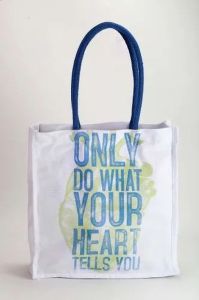 Printed Canvas Grocery Bag