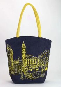 Printed Jute Promotional Bag