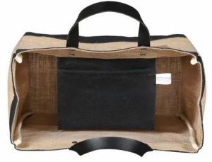 Rexine Jute Shopping Bag
