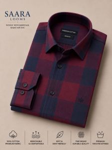 Mens Multicolor Checked Shirts