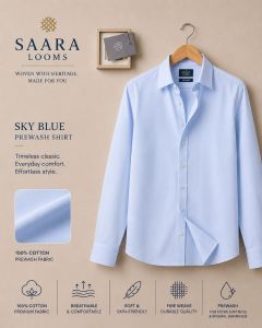 Mens Plain Sky Blue Shirt