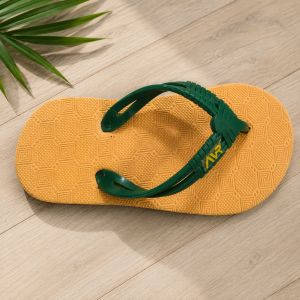 Green Yellow Rubber Flip Flop