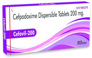 Cefpodoxime Dispersible 200mg Tablets