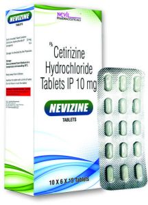Cetirizine Hydrochloride 10mg Tablets