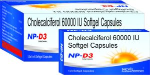 Cholecalciferol 60000 IU Softgel Capsules