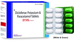 Diclofenac Potassium & Paracetamol Tablets