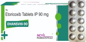 Etoricoxib 90mg Tablets IP