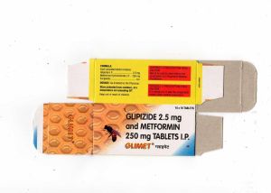 Glimet Glimepiride Metformin Hydrochloride Tablets