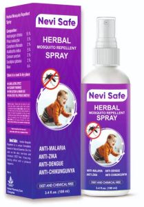 Nevi Safe Herbal Mosquito Repellent Spray
