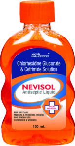 Nevisol Chlorhexidine Gluconate & Cetrimide Antiseptic Liquid