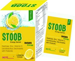Stoob Lemon Instant Energy Sachet