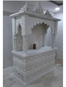 7inch Traditional White Marble Temple