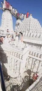 80mm White Marble Outdoor Temple