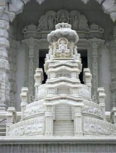 Outdoor Lord Sarswati Sandstone Temple