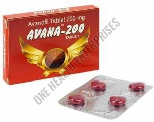 200mg Avana Avanafil Tablet