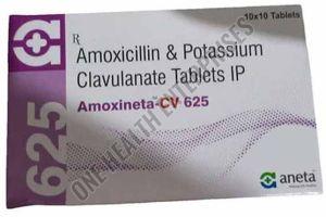 Amoxineta 625mg Amoxicillin and Clavulanate Tablet