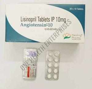 Angiotensin Lisinopril 10mg Tablet
