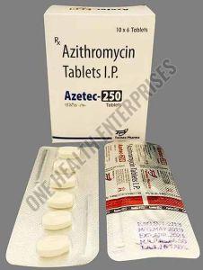 Azetec 250mg Azithromycin Tablet