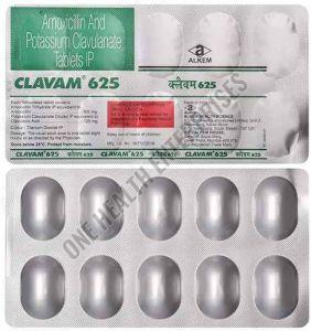 Clavam 625mg Amoxicillin and Clavulanate Tablet