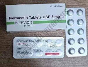 Ivervid 3mg Ivermectin Tablet