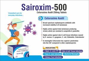 Sairoxim-500 Cefuroxime Axetil Tablets