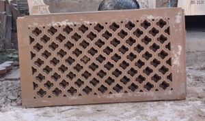 3.5 Inch Pink Sandstone Jali