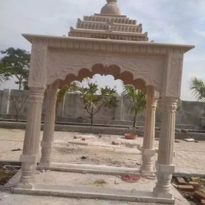 4x4 Feet Pink Sandstone Chattri