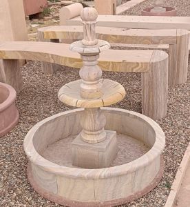 Pink Stone Garden Fountains