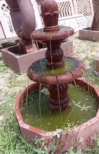 Red Sandstone Water Fountain
