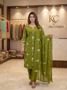 Handwork Cotton Suit Set