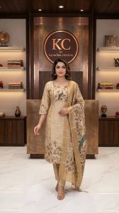 Heavy Embroidery Cotton Suit Set