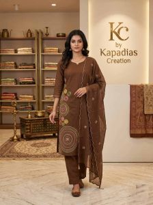 Pure Cotton All Over Embroidery Salwar Suit Set