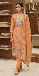 Wild Bloom Straight Kurta Trouser Suit Set
