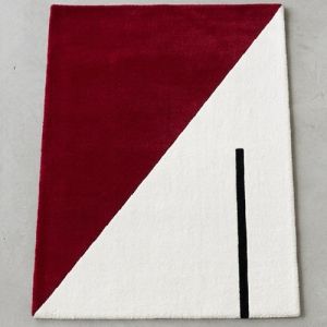 Modern Geometric Hand Tufted Wool Area Rug