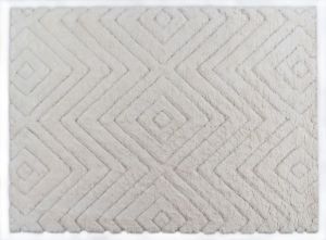 7.8x10 Feet Ivory Handmade Shaggy Rugs