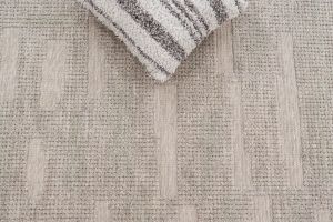 Ash Color Hand Woven Wool Rugs