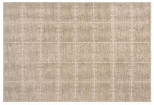 Beige Green Hand Woven Wool Rugs