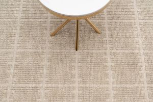 Beige Green Hand Woven Wool Rugs