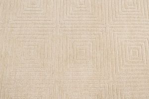 Beige Hand Woven Wool Rugs