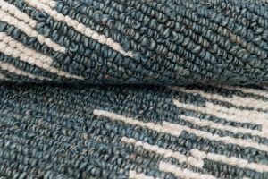 Blue Handwoven Jute Rugs