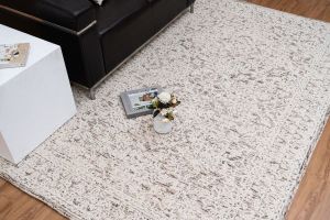 Brown Loop Pile Hand Tufted Rugs